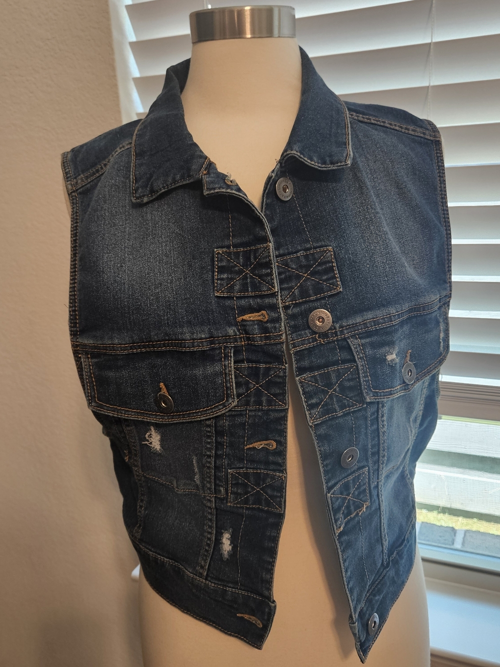 UNIONBAY Indigo Denim Vest